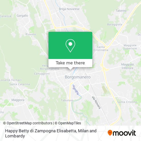 Happy Betty di Zampogna Elisabetta map