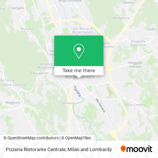 Pizzeria Ristorante Centrale map