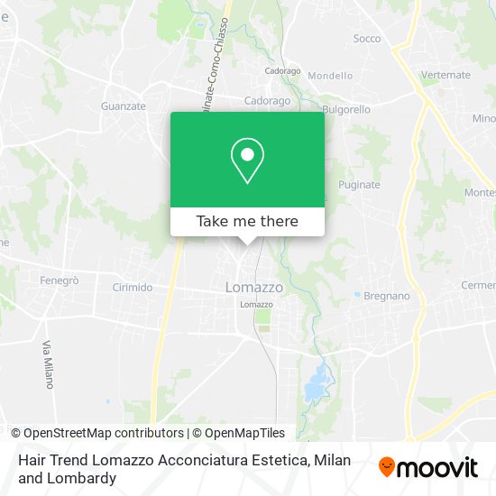 Hair Trend Lomazzo Acconciatura Estetica map