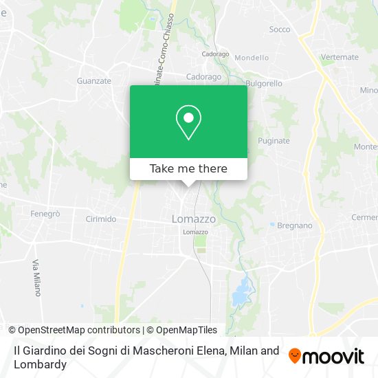 Il Giardino dei Sogni di Mascheroni Elena map