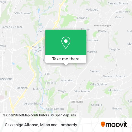 Cazzaniga Alfonso map