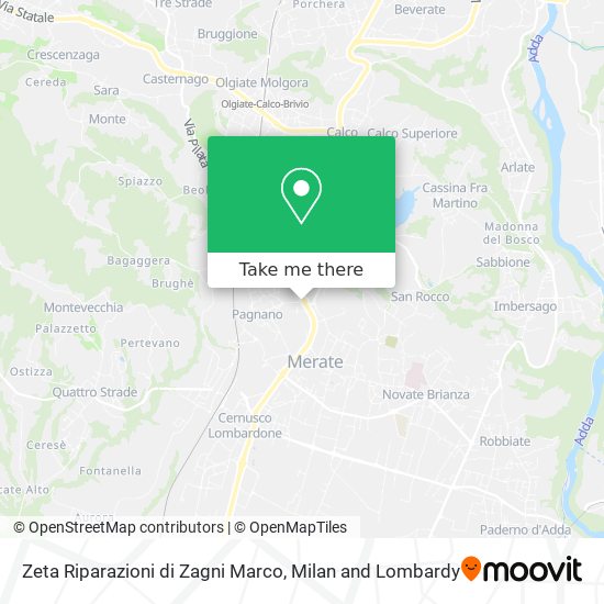 Zeta Riparazioni di Zagni Marco map