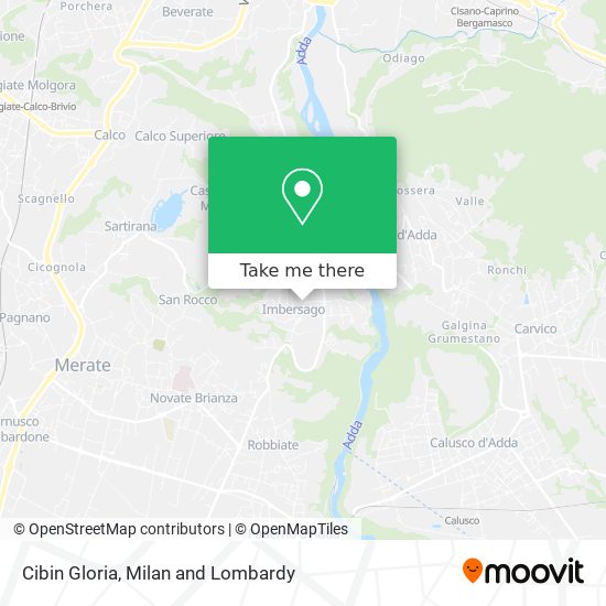 Cibin Gloria map