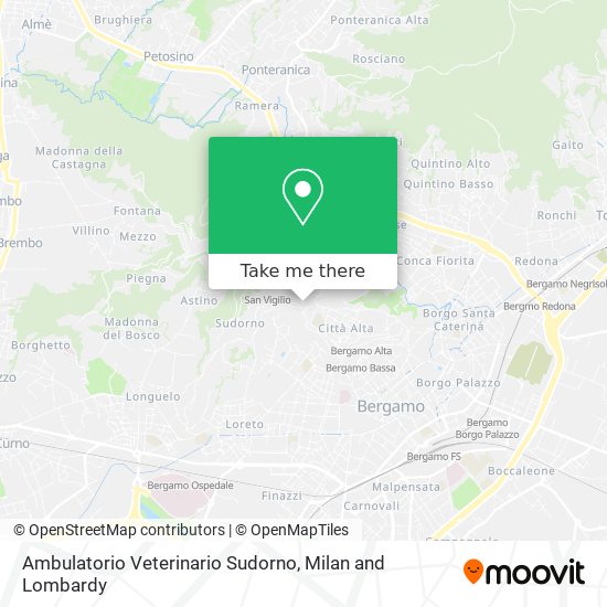 Ambulatorio Veterinario Sudorno map