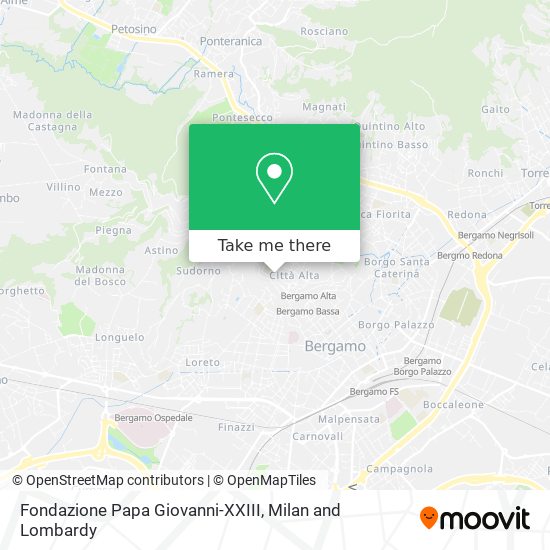 Fondazione Papa Giovanni-XXIII map