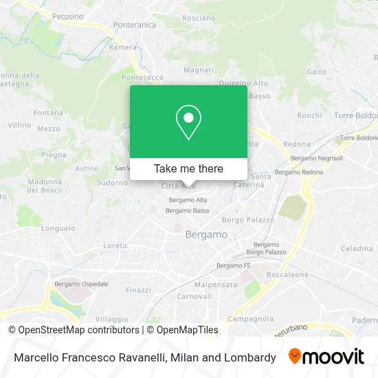 Marcello Francesco Ravanelli map