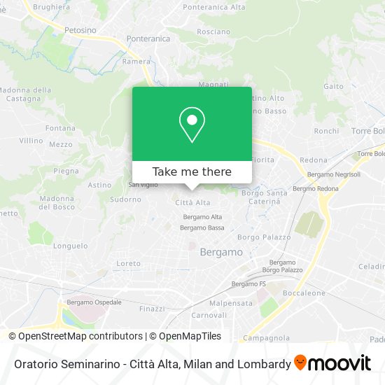 Oratorio Seminarino - Città Alta map