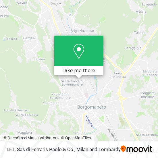 T.F.T. Sas di Ferraris Paolo & Co. map