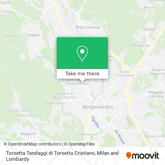 Torsetta Tendaggi di Torsetta Cristiano map