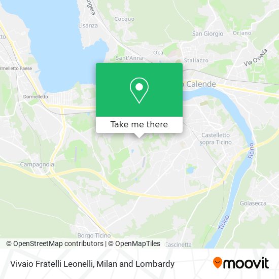 Vivaio Fratelli Leonelli map