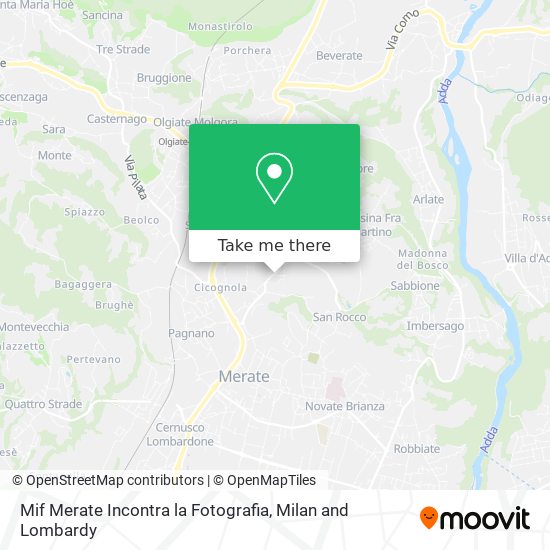 Mif Merate Incontra la Fotografia map