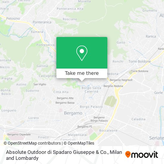 Absolute Outdoor di Spadaro Giuseppe & Co. map