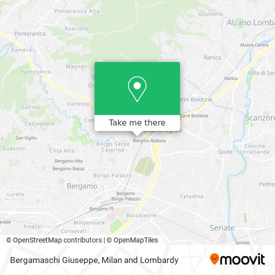 Bergamaschi Giuseppe map