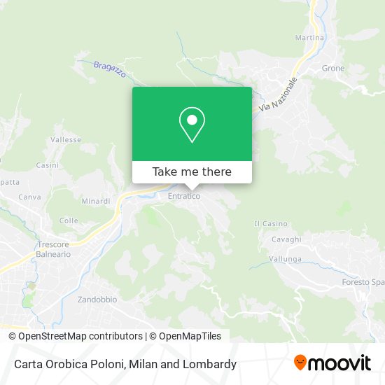 Carta Orobica Poloni map