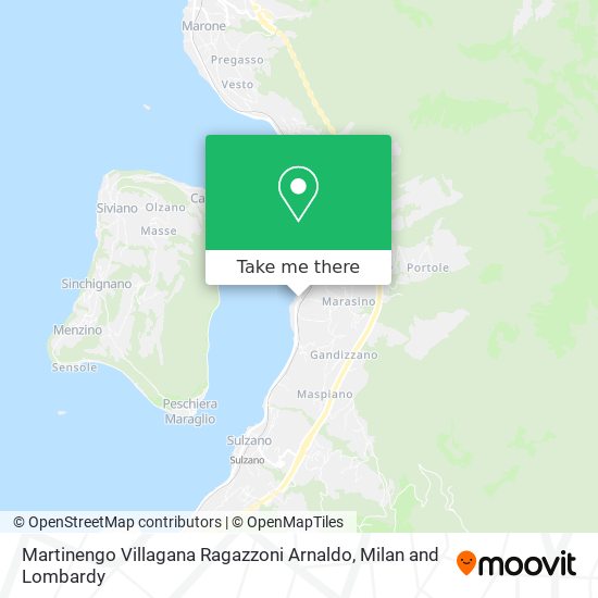 Martinengo Villagana Ragazzoni Arnaldo map