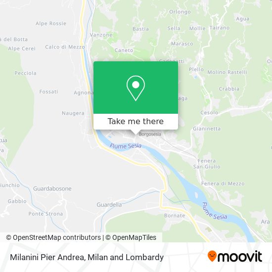 Milanini Pier Andrea map