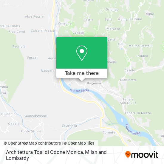 Architettura Tosi di Odone Monica map