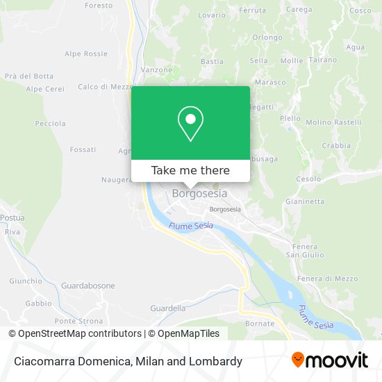 Ciacomarra Domenica map