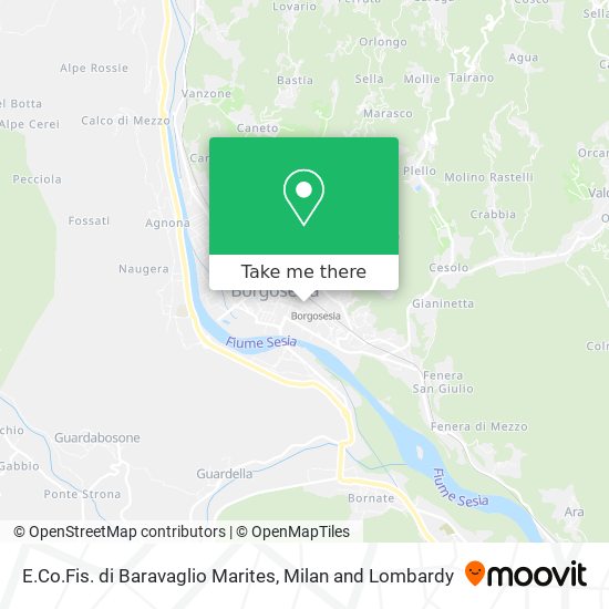 E.Co.Fis. di Baravaglio Marites map