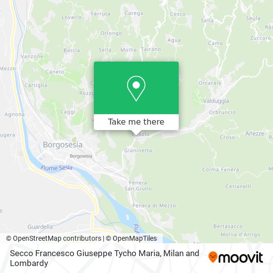 Secco Francesco Giuseppe Tycho Maria map