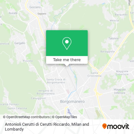 Antonioli Cerutti di Cerutti Riccardo map