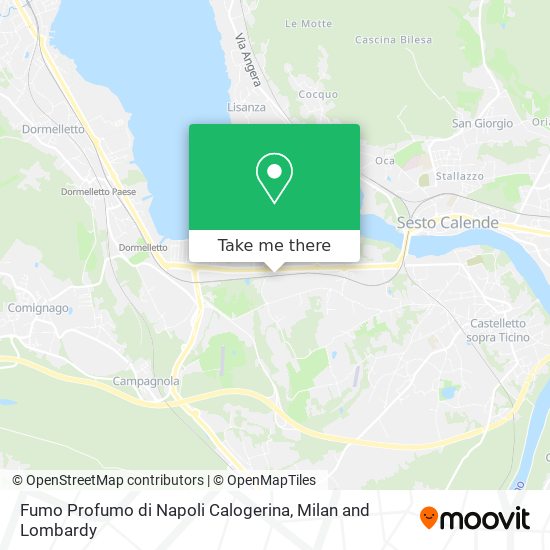 Fumo Profumo di Napoli Calogerina map
