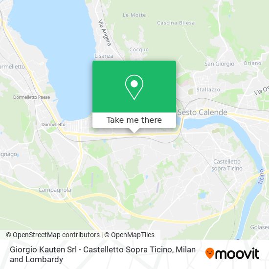 Giorgio Kauten Srl - Castelletto Sopra Ticino map