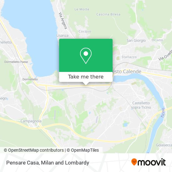 Pensare Casa map