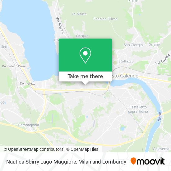 Nautica Sbirry Lago Maggiore map