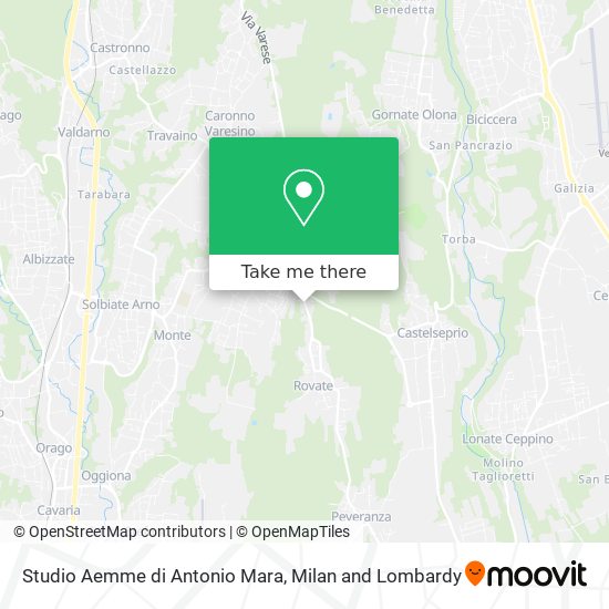 Studio Aemme di Antonio Mara map