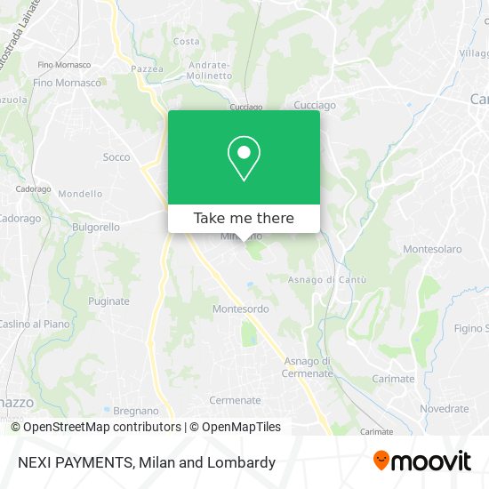 NEXI PAYMENTS map