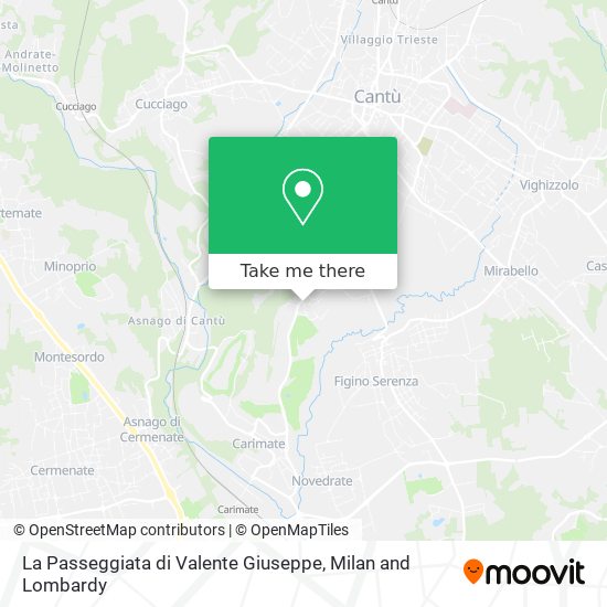 La Passeggiata di Valente Giuseppe map