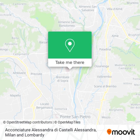Acconciature Alessandra di Castelli Alessandra map