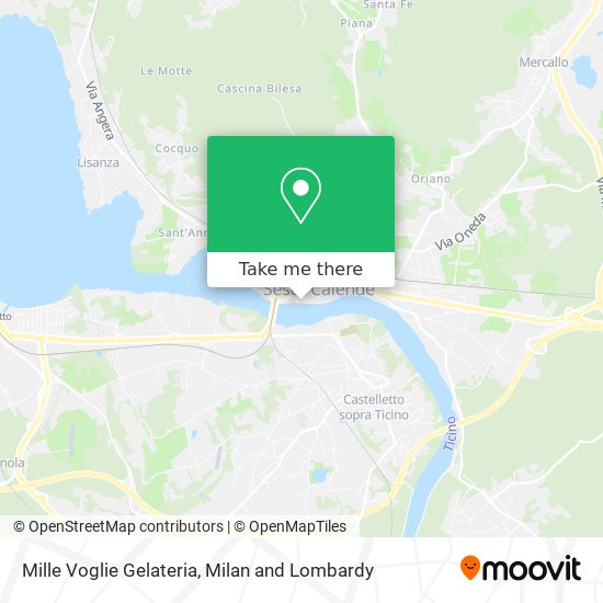 Mille Voglie Gelateria map