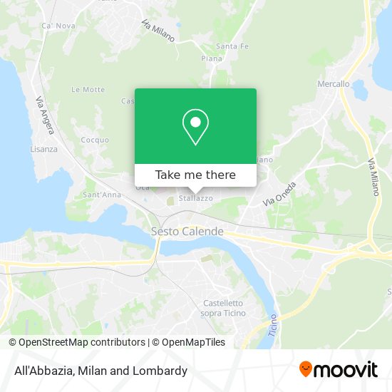 All'Abbazia map