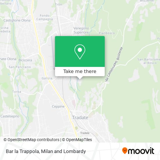 Bar la Trappola map