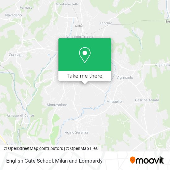English Gate School map
