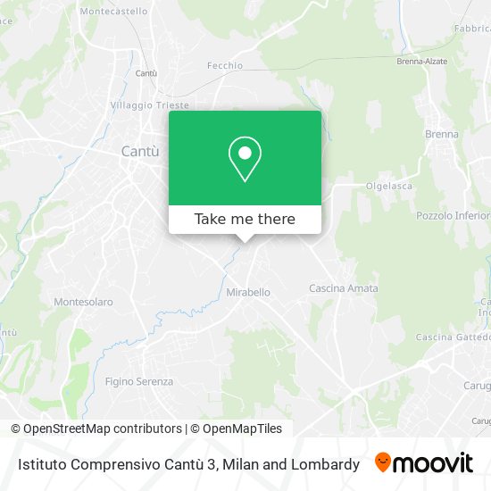Istituto Comprensivo Cantù 3 map