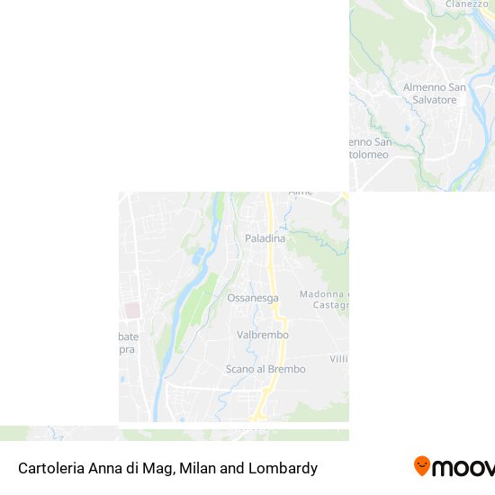 Cartoleria Anna di Mag map