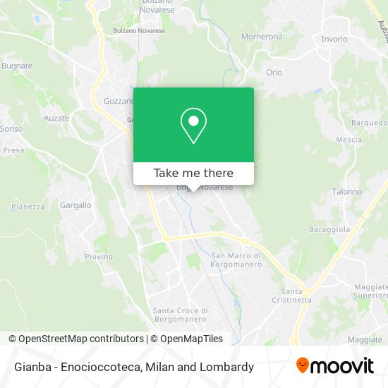 Gianba - Enocioccoteca map