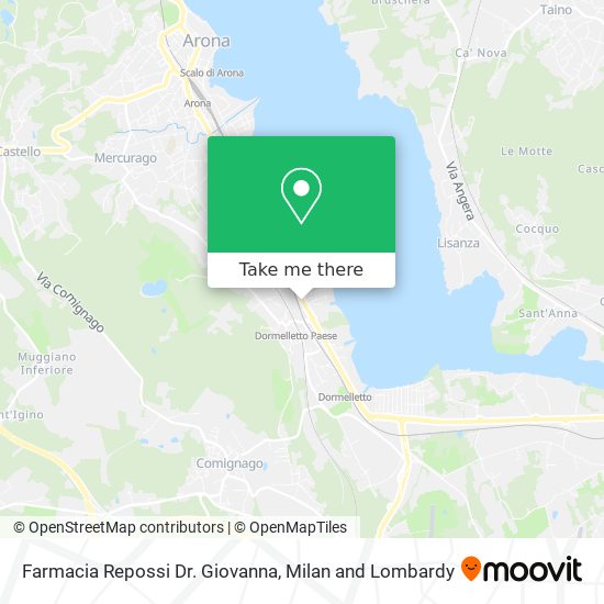Farmacia Repossi Dr. Giovanna map