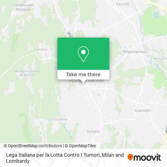 Lega Italiana per la Lotta Contro I Tumori map