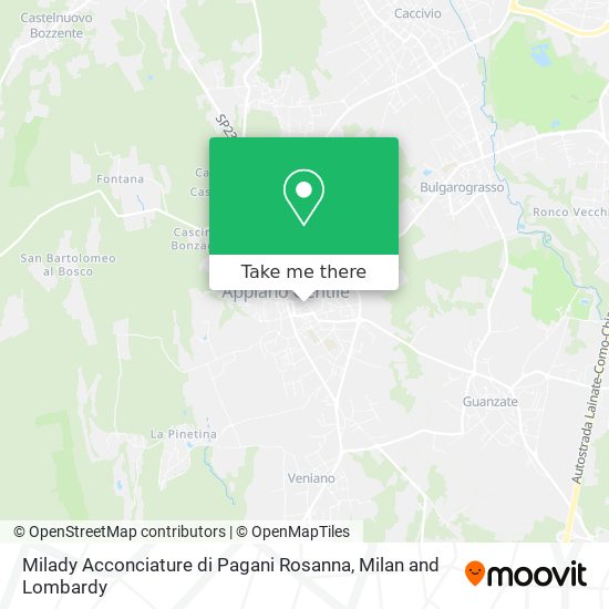 Milady Acconciature di Pagani Rosanna map