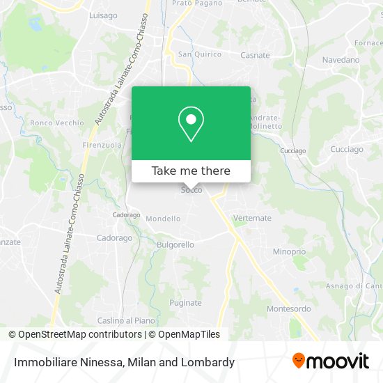 Immobiliare Ninessa map