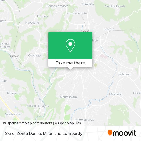 Ski di Zonta Danilo map