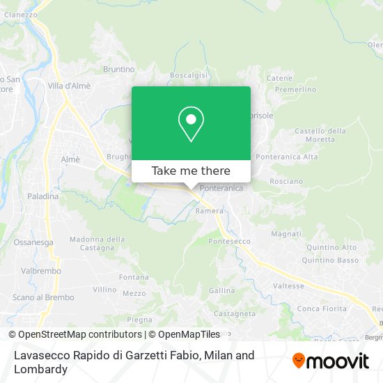 Lavasecco Rapido di Garzetti Fabio map