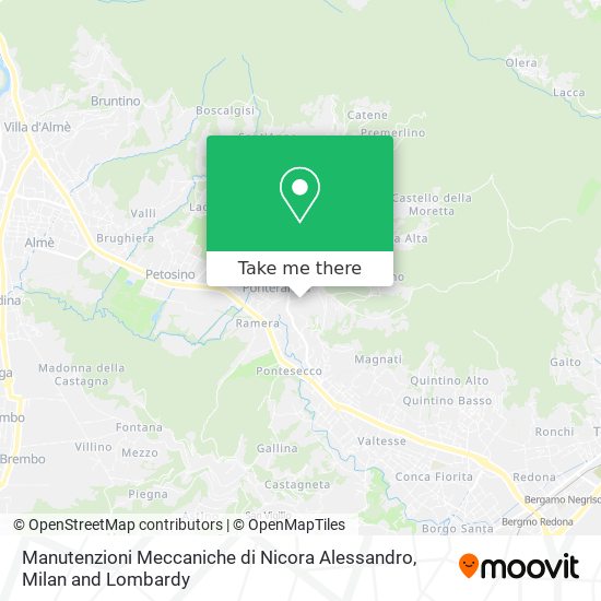 Manutenzioni Meccaniche di Nicora Alessandro map