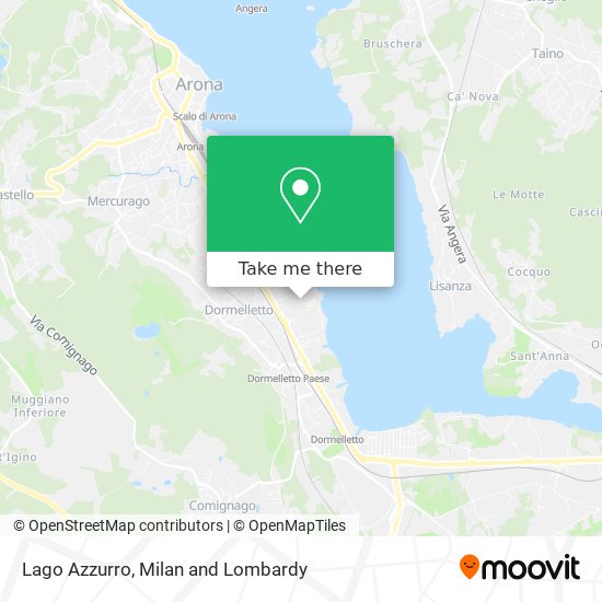 Lago Azzurro map