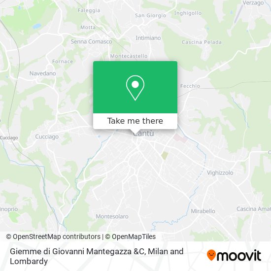 Giemme di Giovanni Mantegazza &C map