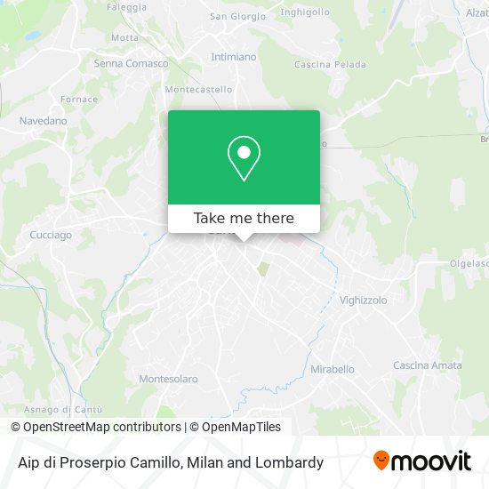 Aip di Proserpio Camillo map